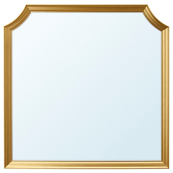 SVANSELE - Mirror, gold-colour, 78x78 cm - best price from Maltashopper.com 30433747