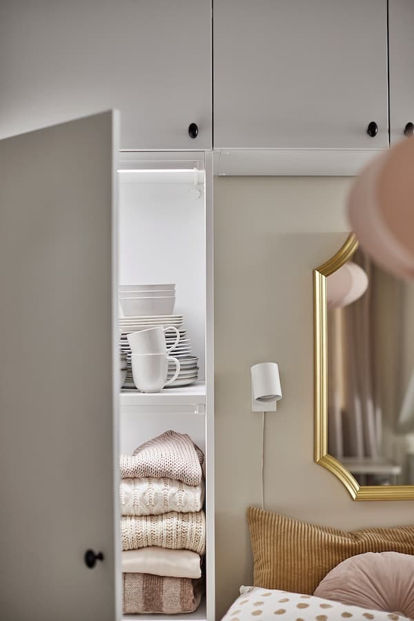 SVANSELE - Mirror, gold-colour, 53x63 cm - best price from Maltashopper.com 10471274