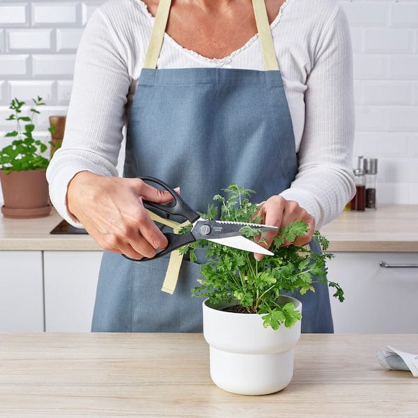 Ikea SVARTFISK - Kitchen scissors, stainless steel/black