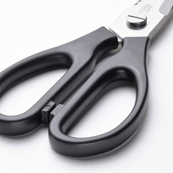 Ikea SVARTFISK - Kitchen scissors, stainless steel/black