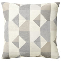 SVARTHÖ - Cushion cover, grey/beige, 50x50 cm - best price from Maltashopper.com 10472061
