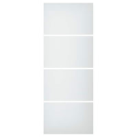 SVARTISDAL - 4 panels for sliding door frame, white paper effect, 75x201 cm - best price from Maltashopper.com 90473575
