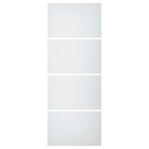 SVARTISDAL - 4 panels for sliding door frame, white paper effect, 75x201 cm