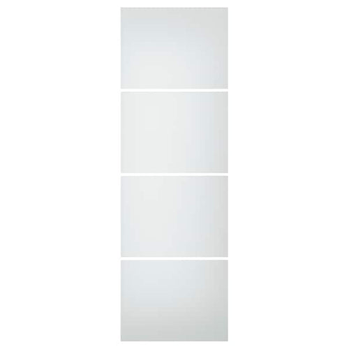 SVARTISDAL - 4 panels for sliding door frame, white paper effect, 75x236 cm