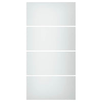 SVARTISDAL - 4 panels for sliding door frame, white paper effect, 100x201 cm - best price from Maltashopper.com 20473569