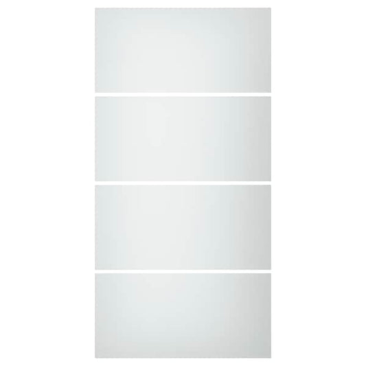 SVARTISDAL - 4 panels for sliding door frame, white paper effect, 100x201 cm - best price from Maltashopper.com 20473569