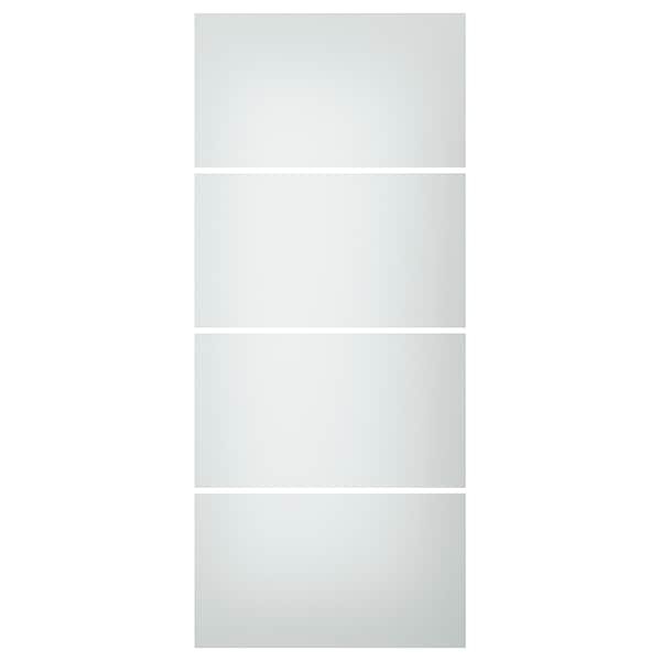 SVARTISDAL - 4 panels for sliding door frame, white paper effect, 100x236 cm - best price from Maltashopper.com 60473572