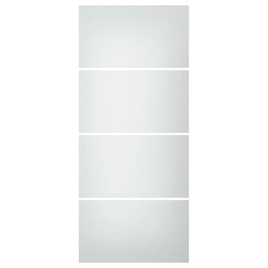 Ikea SVARTISDAL - 4 panels for sliding door frame, white paper effect, 100x236 cm