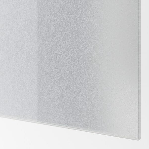 SVARTISDAL - Pair of sliding doors, white paper effect, 200x201 cm - best price from Maltashopper.com 29439793