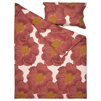 SVARTKLINT - Duvet cover and pillowcase, light pink/dark pink, 150x200/50x80 cm - best price from Maltashopper.com 90541027