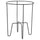SVARTPEPPAR plant stand, in/outdoor black, 32 cm