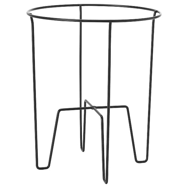 SVARTPEPPAR - Plant stand, in/outdoor black, 32 cm