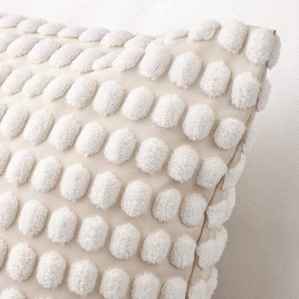 SVARTPOPPEL - Cushion cover, off-white, 50x50 cm - best price from Maltashopper.com 60543004