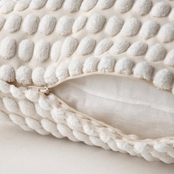 Ikea SVARTPOPPEL - Cushion cover, off-white, 50x50 cm