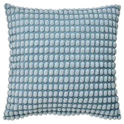 SVARTPOPPEL - Cushion cover, pale blue, 50x50 cm