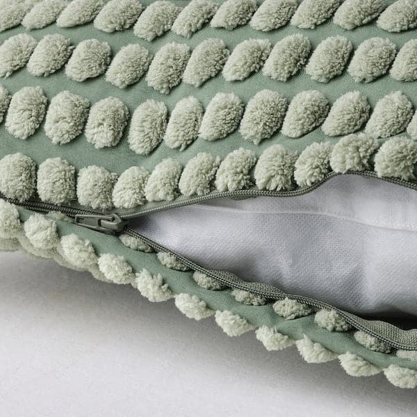 SVARTPOPPEL - Cushion cover, pale grey-green, 50x50 cm - best price from Maltashopper.com 00543016