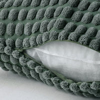 SVARTPOPPEL - Cushion cover, grey-green, 50x50 cm - best price from Maltashopper.com 90543007