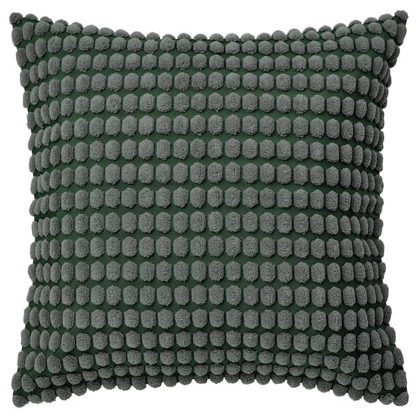 SVARTPOPPEL - Cushion cover, grey-green, 50x50 cm - best price from Maltashopper.com 90543007