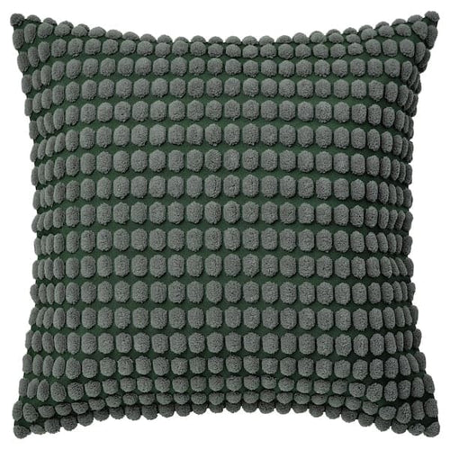 SVARTPOPPEL - Cushion cover, grey-green, 50x50 cm