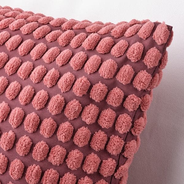 SVARTPOPPEL - Cushion cover, light red, 65x65 cm - best price from Maltashopper.com 10543025