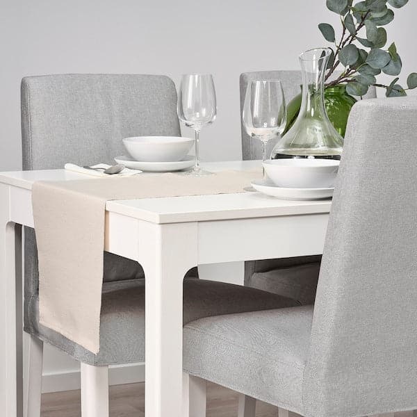 Ikea SVARTSENAP - Table-runner, natural, 35x130 cm