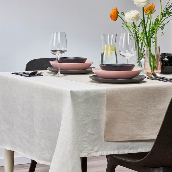 Ikea SVARTSENAP - Table-runner, natural, 35x130 cm