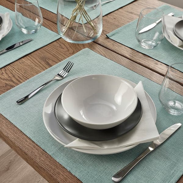 Ikea SVARTSENAP - Place mat, green-blue, 35x45 cm