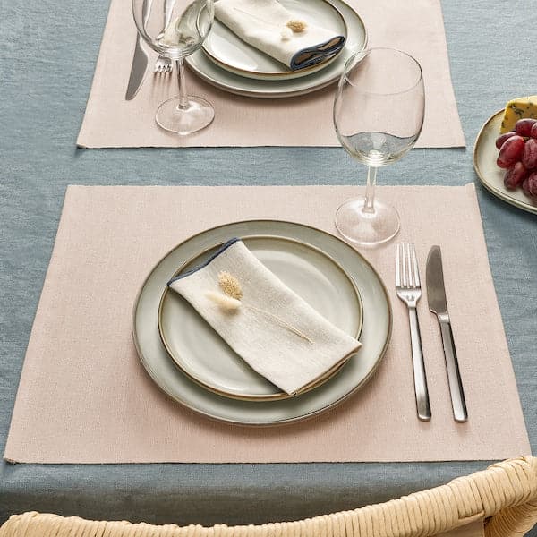 Ikea SVARTSENAP - Place mat, natural, 35x45 cm