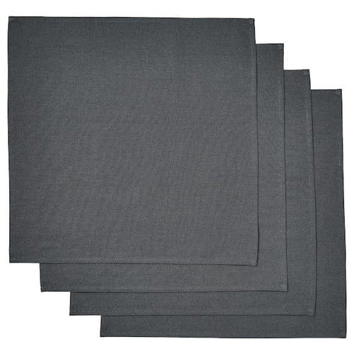 SVARTSENAP napkin, dark grey, 35x35 cm