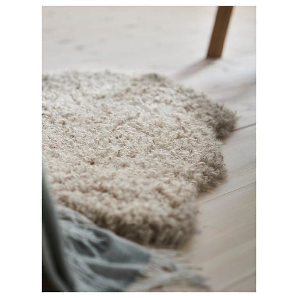 Ikea SVINDINGE - Rug, beige, 55x85 cm