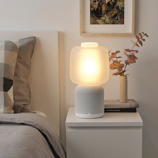 SYMFONISK Lamp/case base with Wi-Fi - white , - best price from Maltashopper.com 70485763