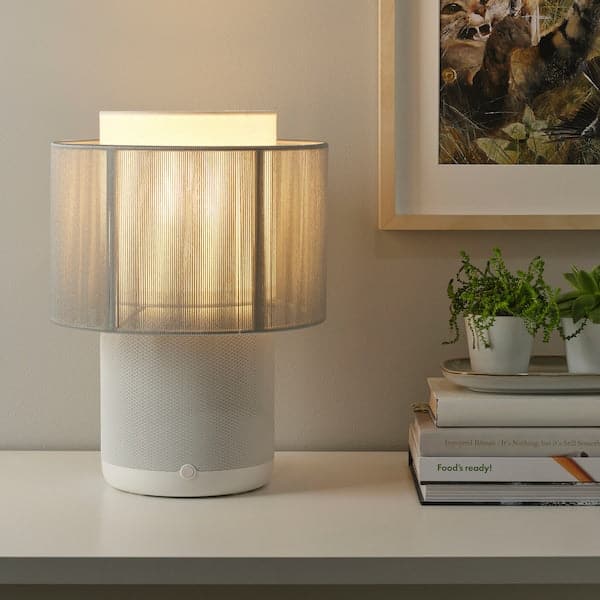 SYMFONISK Lamp/case base with Wi-Fi - white , - best price from Maltashopper.com 70485763