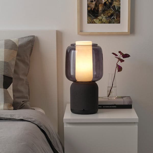 Ikea SYMFONISK Lamp/Case Base with Wi-Fi - Black ,