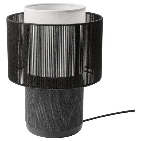 SYMFONISK Lamp/Case Base with Wi-Fi - Black , - best price from Maltashopper.com 20485765