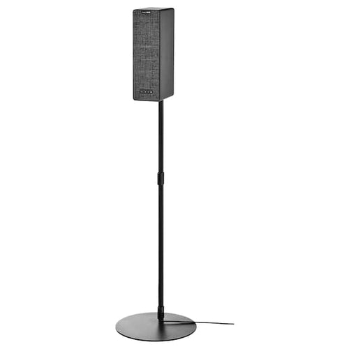 SYMFONISK - Box speaker/floor stand, black/gen 2