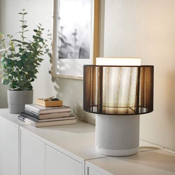 SYMFONISK - Lampada/cassa Wi-Fi/paral tessuto , - best price from Maltashopper.com 99482684