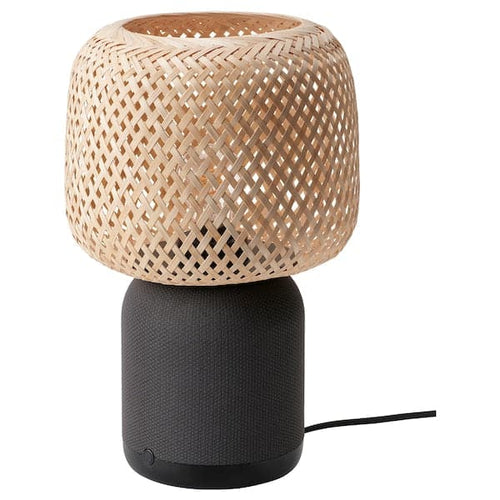 SYMFONISK - Wi-Fi lamp/case/bamboo shade ,
