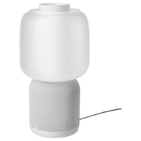 SYMFONISK Wi-Fi lamp/speaker, glass lampshade - white , - best price from Maltashopper.com 99430925