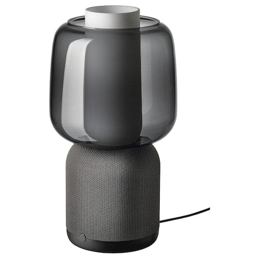 SYMFONISK Wi-Fi lamp/speaker, glass lampshade - black , - best price from Maltashopper.com 59430913