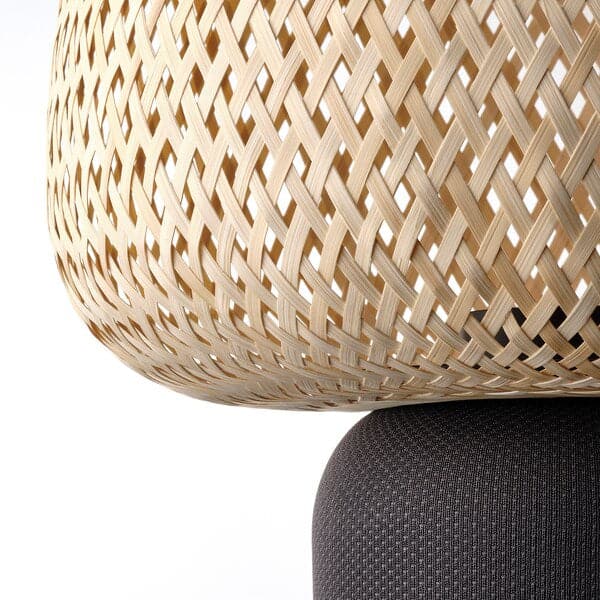 SYMFONISK - Floor lamp with Wi-Fi case, bamboo/smart , - best price from Maltashopper.com 50528278