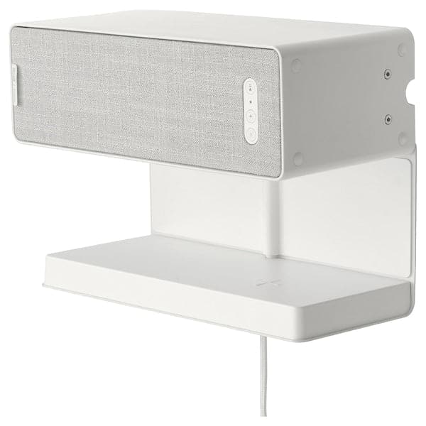 SYMFONISK - Shelf w wireless charger, white - best price from Maltashopper.com 20521056