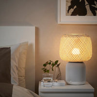 SYMFONISK - Shade for speaker lamp base, bamboo - best price from Maltashopper.com 60546012
