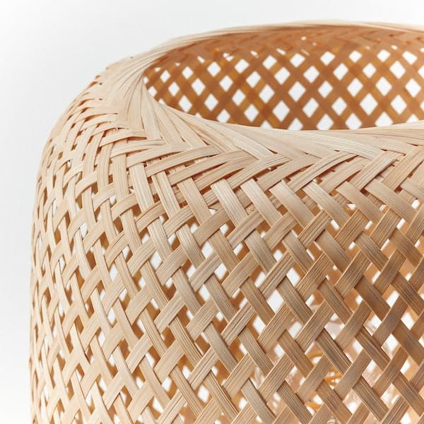SYMFONISK - Shade for speaker lamp base, bamboo - best price from Maltashopper.com 60546012
