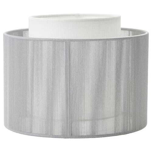 SYMFONISK - Shade for speaker lamp base, textile/white