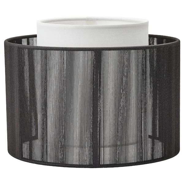 SYMFONISK - Shade for speaker lamp base, textile/black - best price from Maltashopper.com 80494757