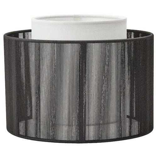 SYMFONISK - Shade for speaker lamp base, textile/black