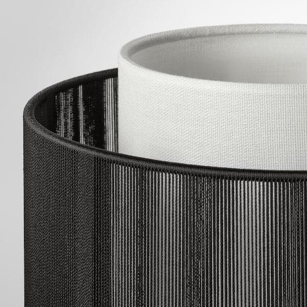 SYMFONISK - Shade for speaker lamp base, textile/black - best price from Maltashopper.com 80494757