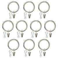 SYRLIG - Curtain ring with clip and hook , 38 mm - best price from Maltashopper.com 80489789