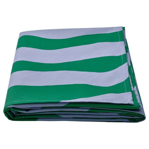 TABBERAS - Tablecloth, wipeable green/lilac, 145x240 cm