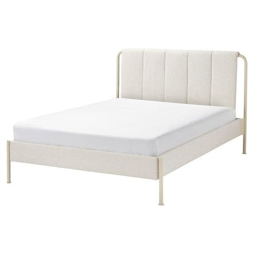 TÄLLÅSEN - Struttura letto imbottita, Kulsta beige chiaro/Lindbåden, ,